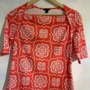 Ann Taylor coral blouse
